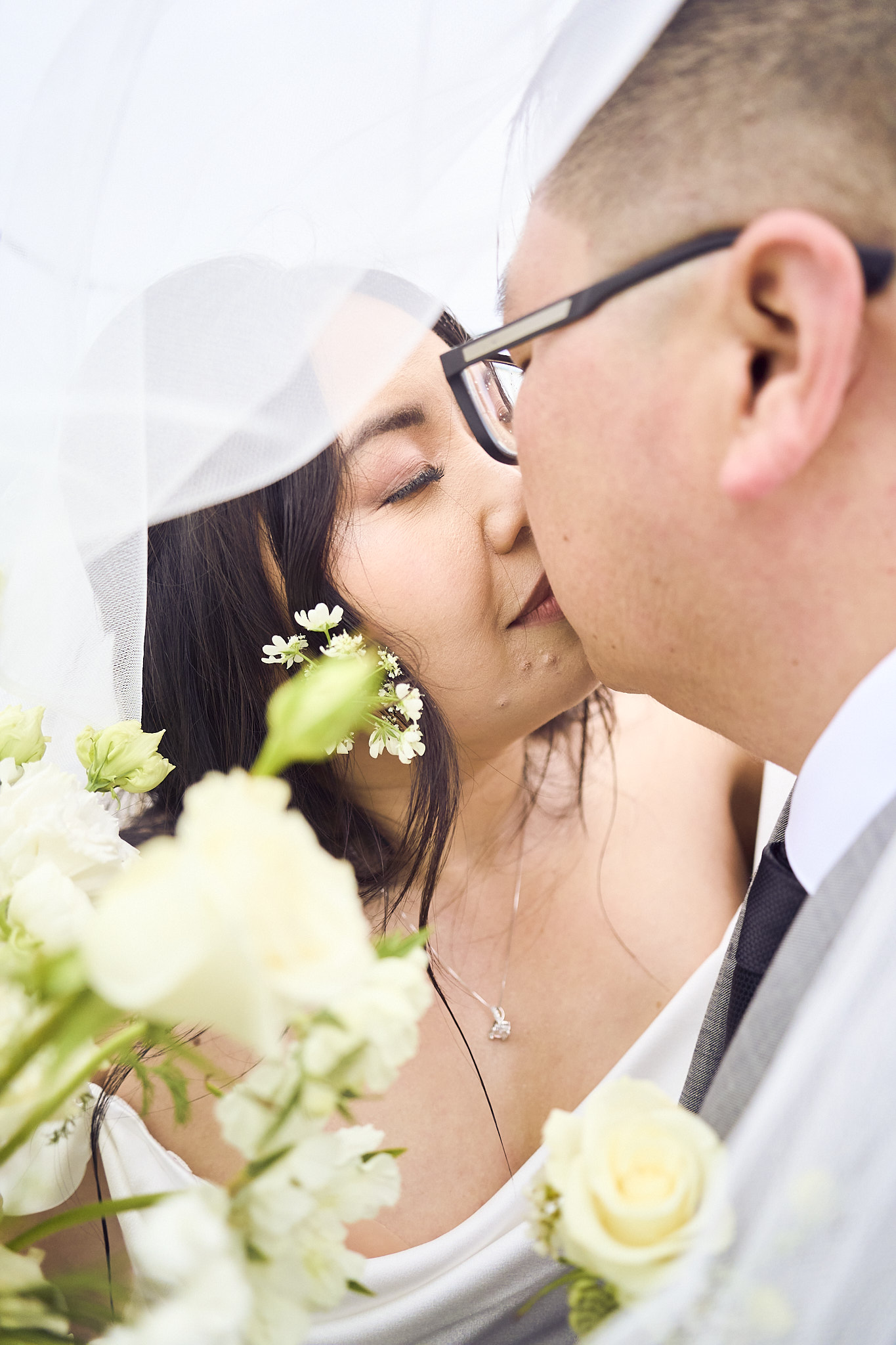 D + C sharing their first kiss