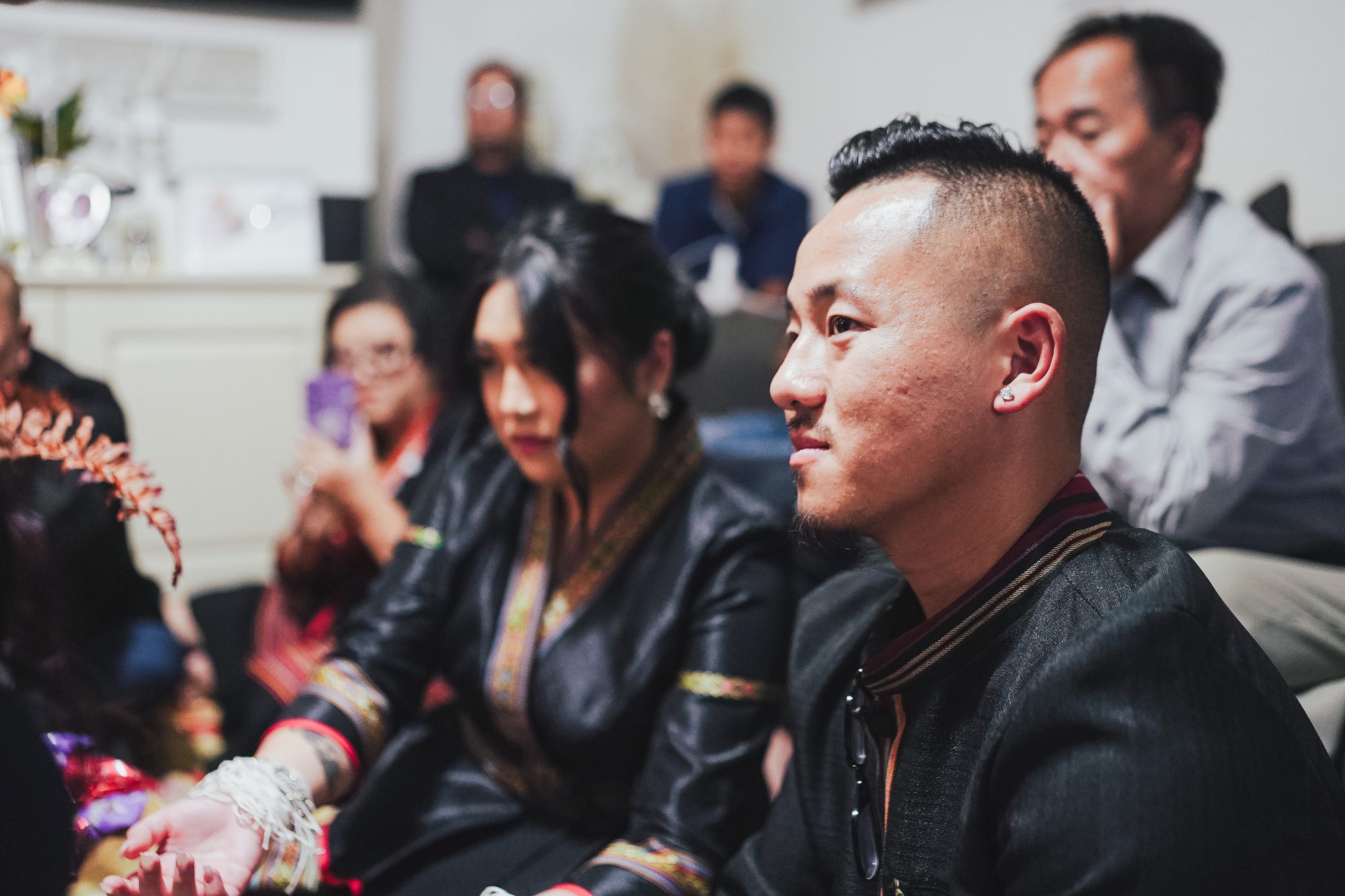 Jacob listens during the family blessing